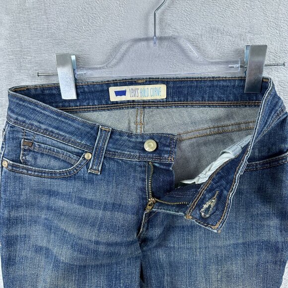 Levi's Skinny Jeans Women Size 7M Bold Curve Ad Wciash Mid Rise Blue - Picture 4 of 11